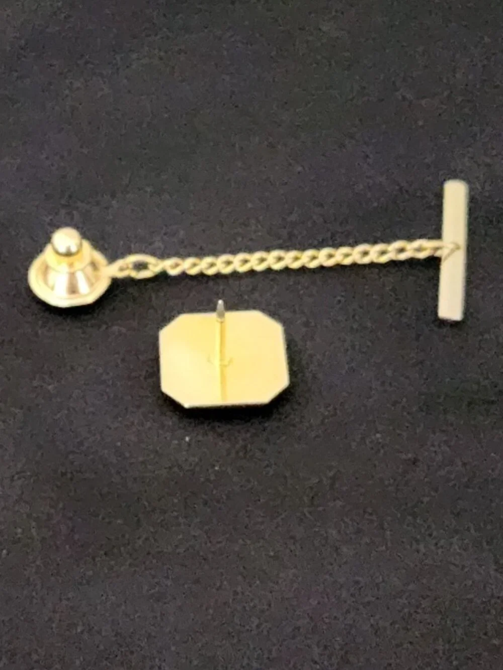 Vintage Gold-Tone Monogram 